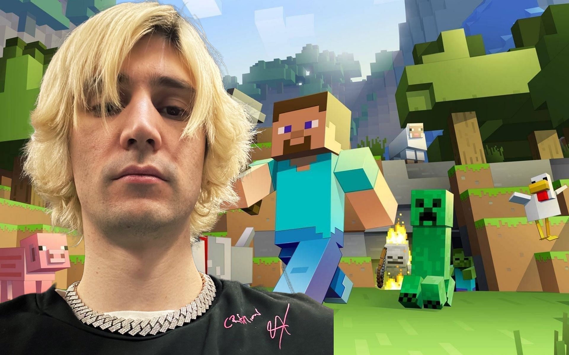 xQc fumbles a great Minecraft speedrun by crafting more than a dozen golden  helmets - Dexerto