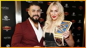 Andrade sends a heartwarming message to his wife Charlotte Flair ahead of WrestleMania 39