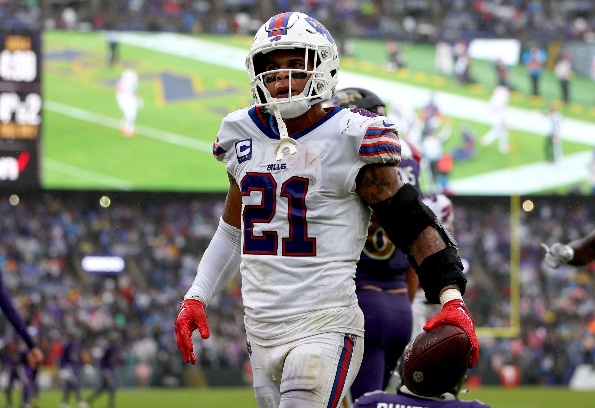 Jordan Poyer: Buffalo Bills v Baltimore Ravens