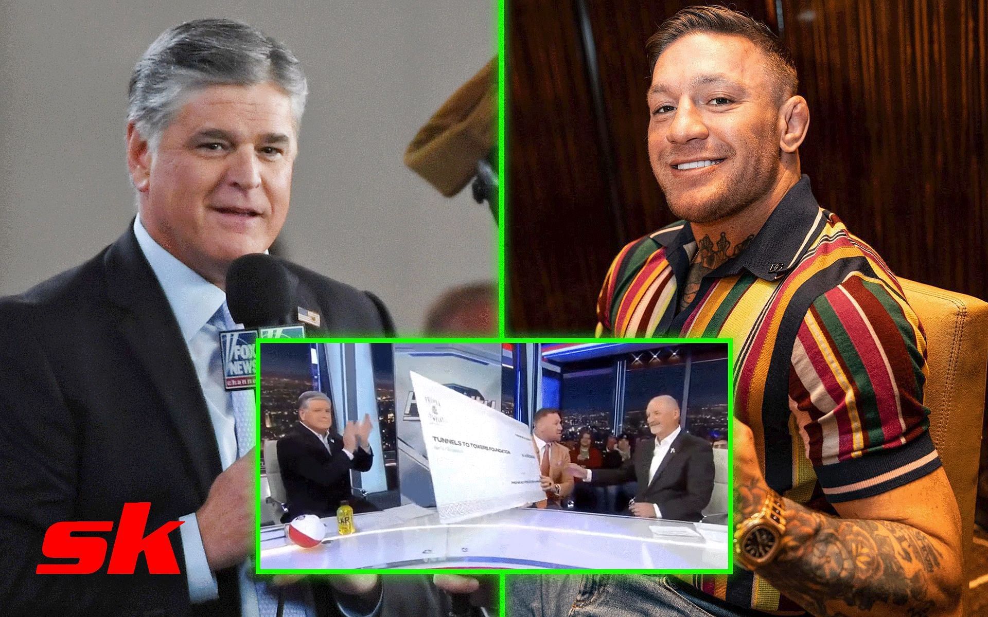 Conor McGregor donates $1M to Tunnel to Towers Foundation [Images via: @thenotoriousmma on Instagram and @jedigoodman on Twitter]