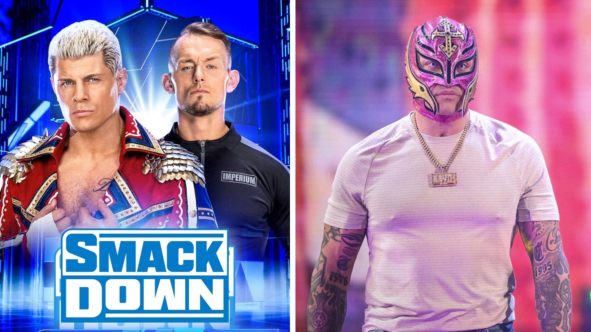 WWE SmackDown stars Rey Mysterio and Ludwig Kaiser will be in action
