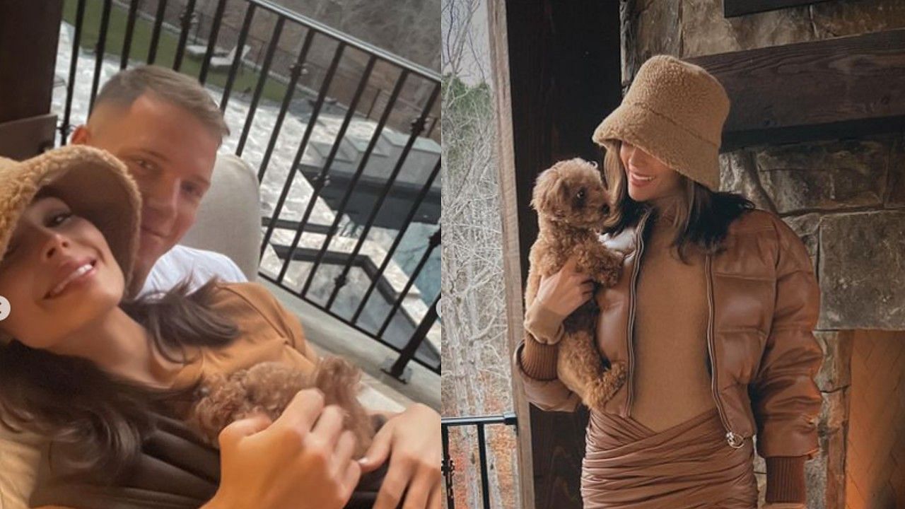 Olivia Culpo, boyfriend Christian McCaffrey post vacation pics