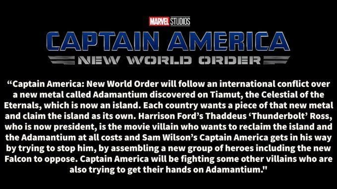 Captain America: New World Order synopsis leaks online