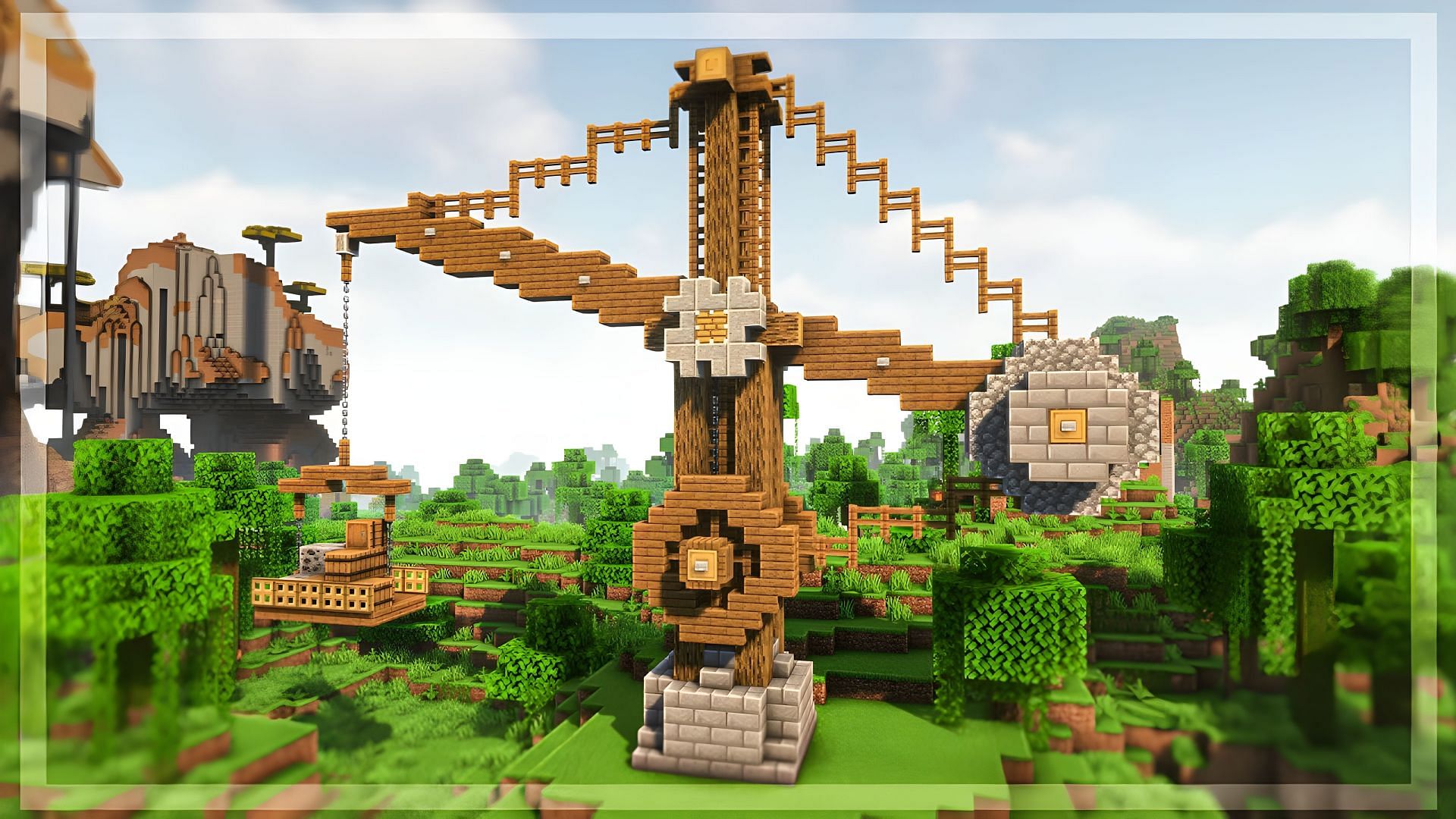 Minecraft crane builds are a unique type of build since they