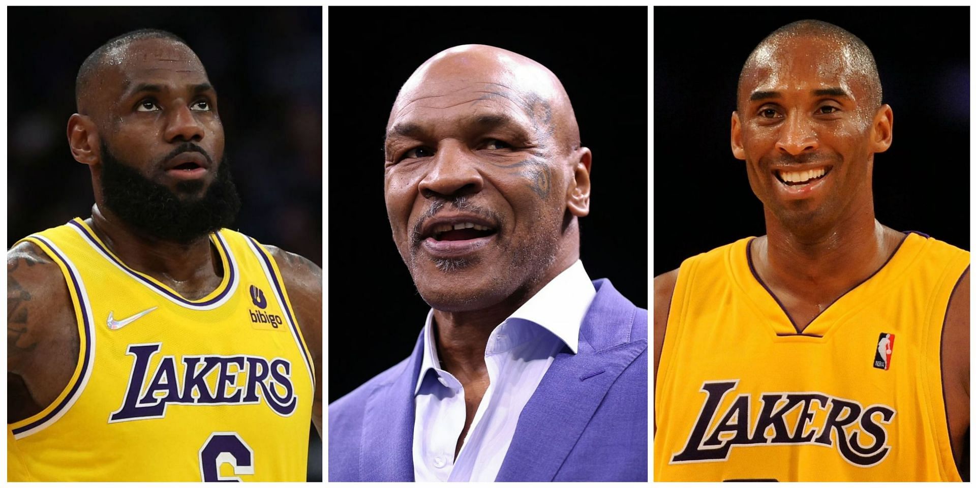 LeBron James, Mike Tyson and Kobe Bryant