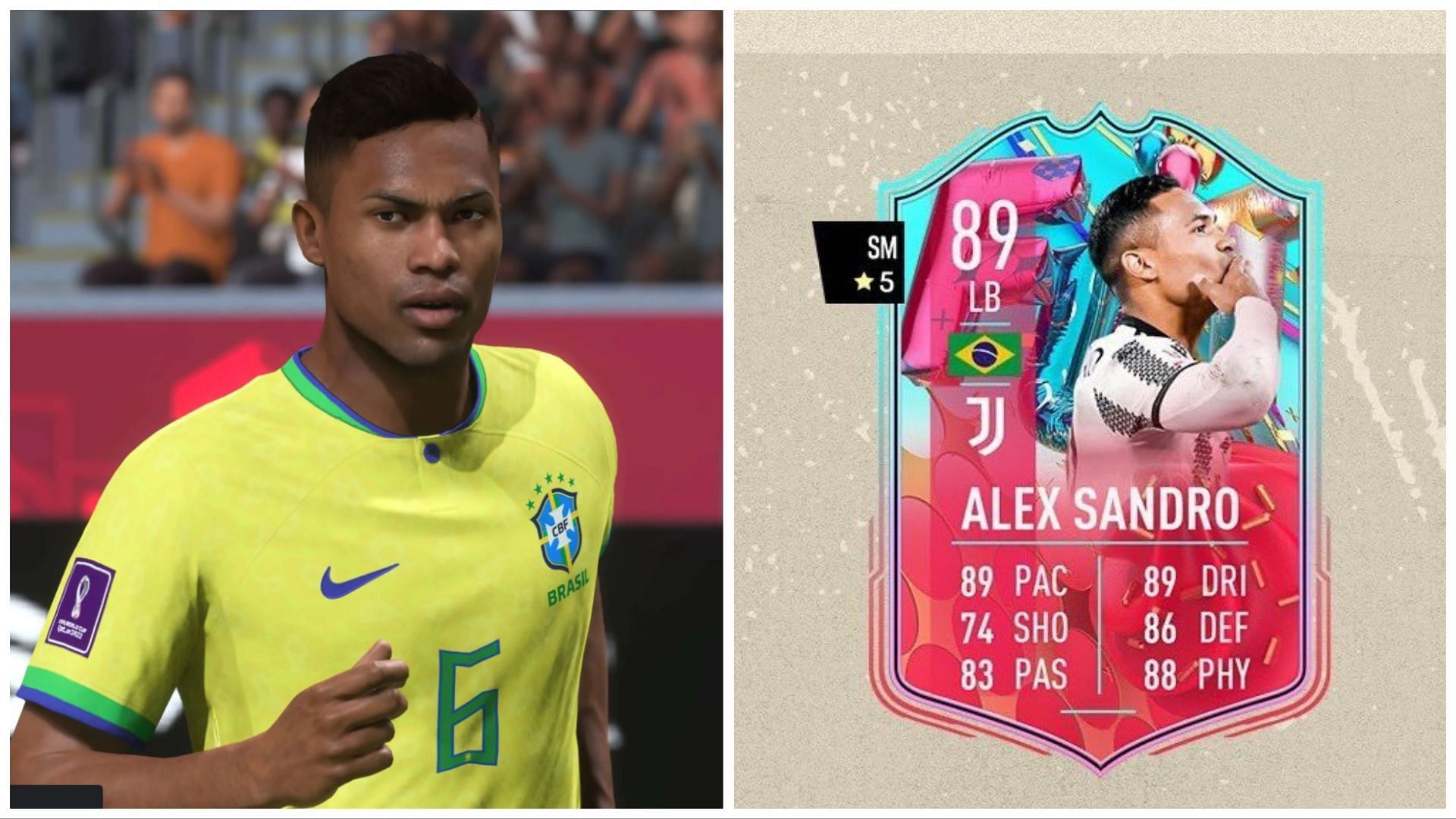FUT Birthday Alex Sandro is now available (Images via EA Sports)