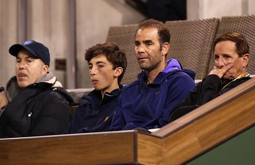 Pete Sampras at the 2019 Indian Wells Masters