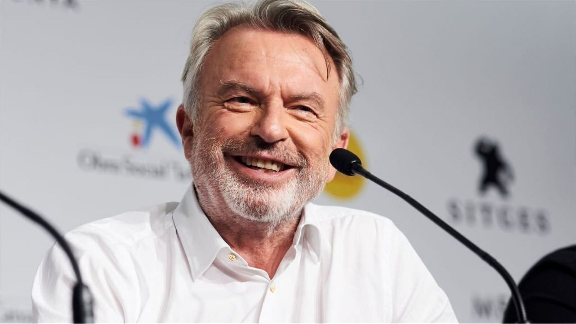 Sam Neill was diagnosed with the disease in 2022 (Image via Borja B. Hojas/Getty Images)