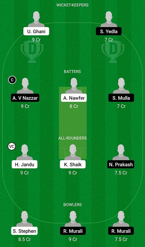 KRM vs SPC Dream11 Prediction Team Today, Match 6, Head-to-Head League