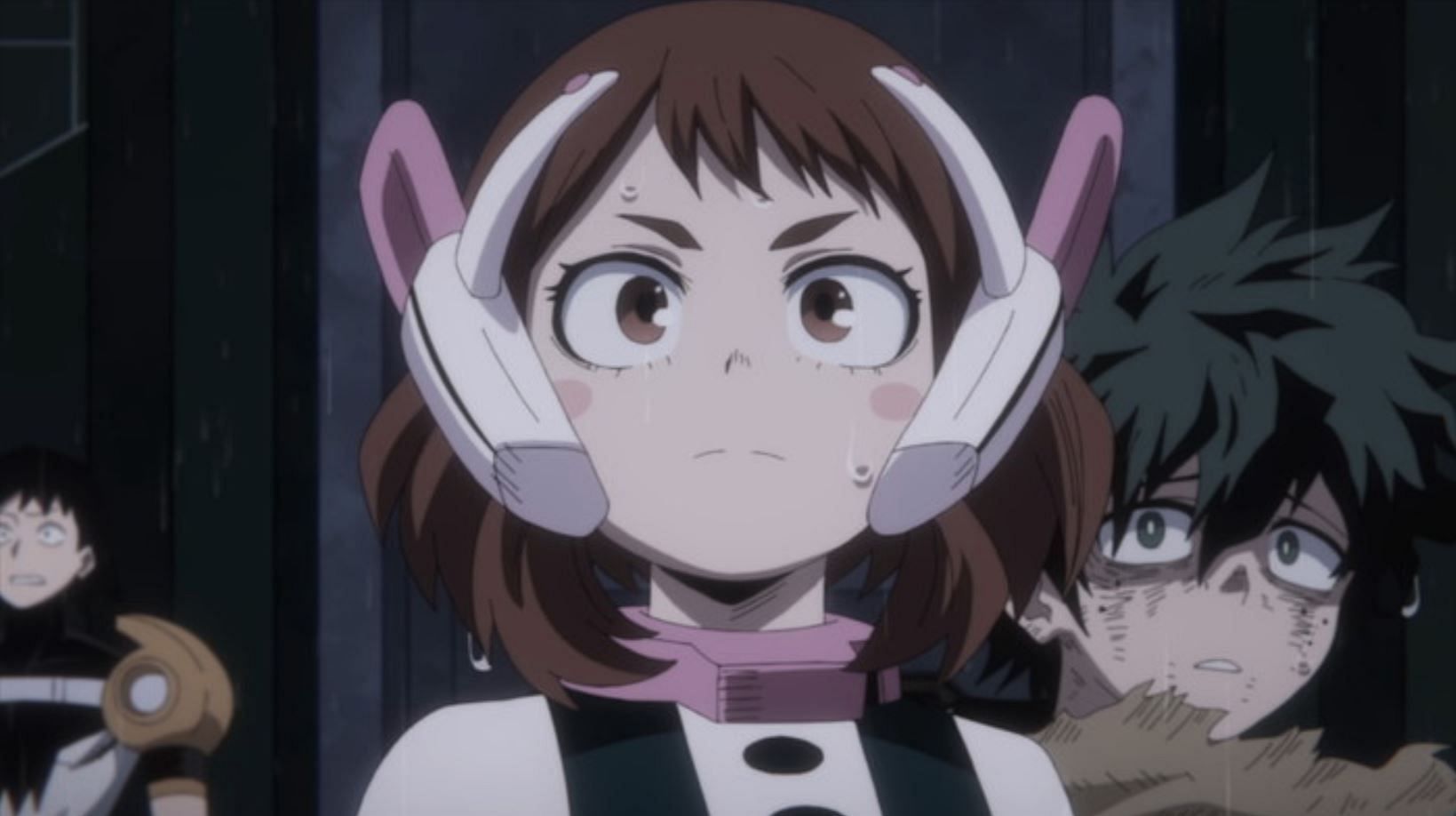 Ochaco and Deku as seen in My Hero Academia season 6 episode 24 preview (Image via BONES)