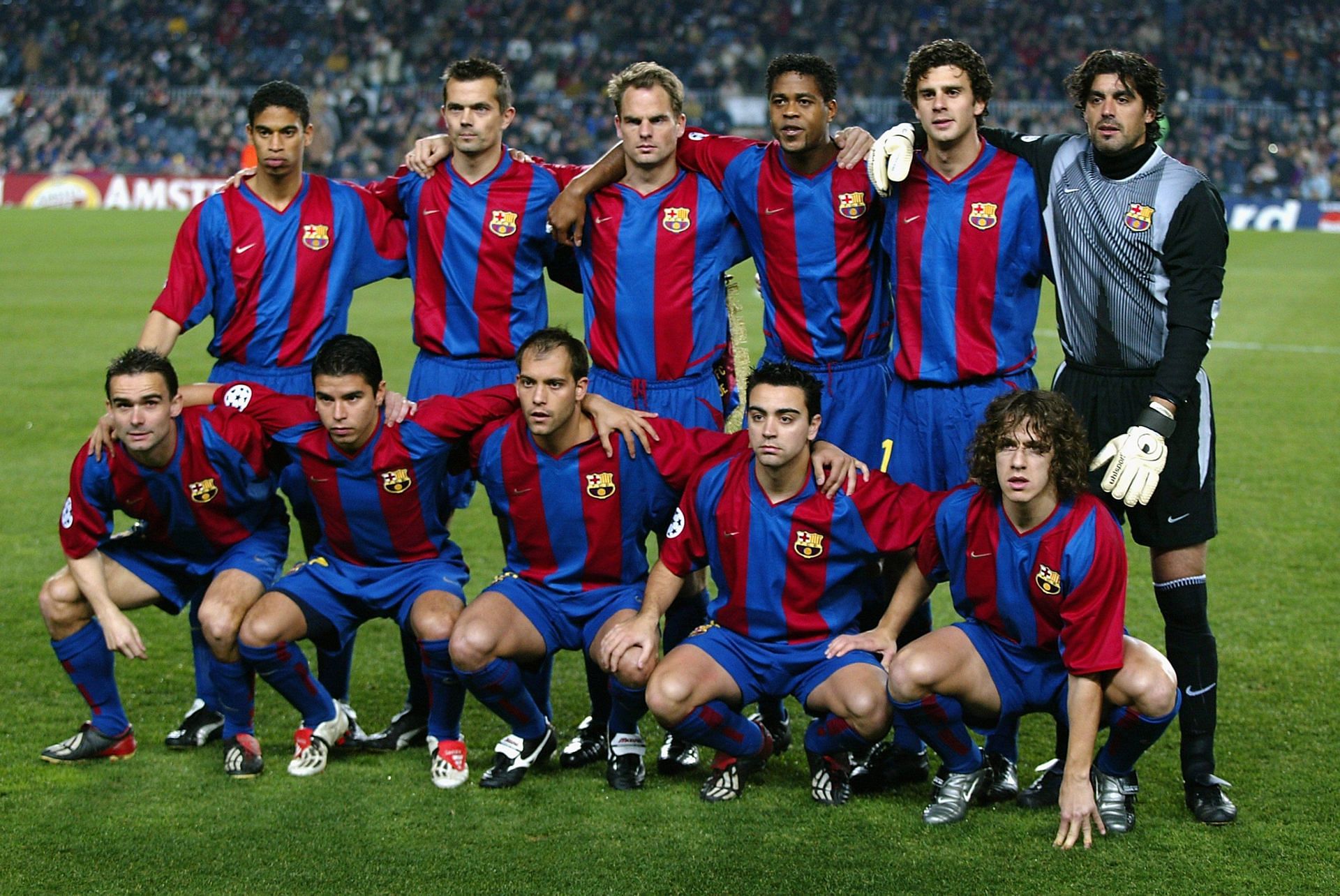 FC Barcelona Squad During 2002-03 Campaign