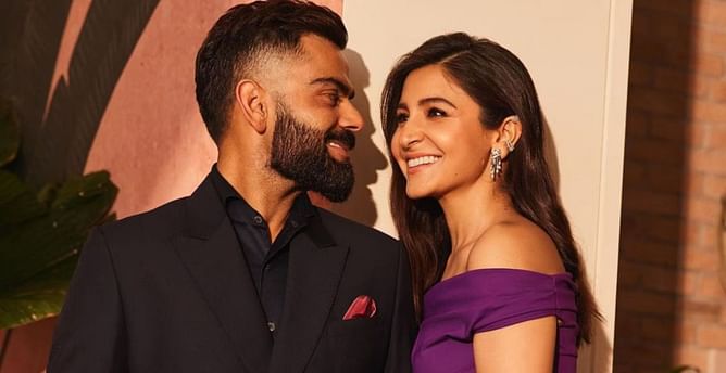 "Crossing all bridges of doubt and into love" - Virat Kohli shares a heartwarming picture with wife Anushka Sharma