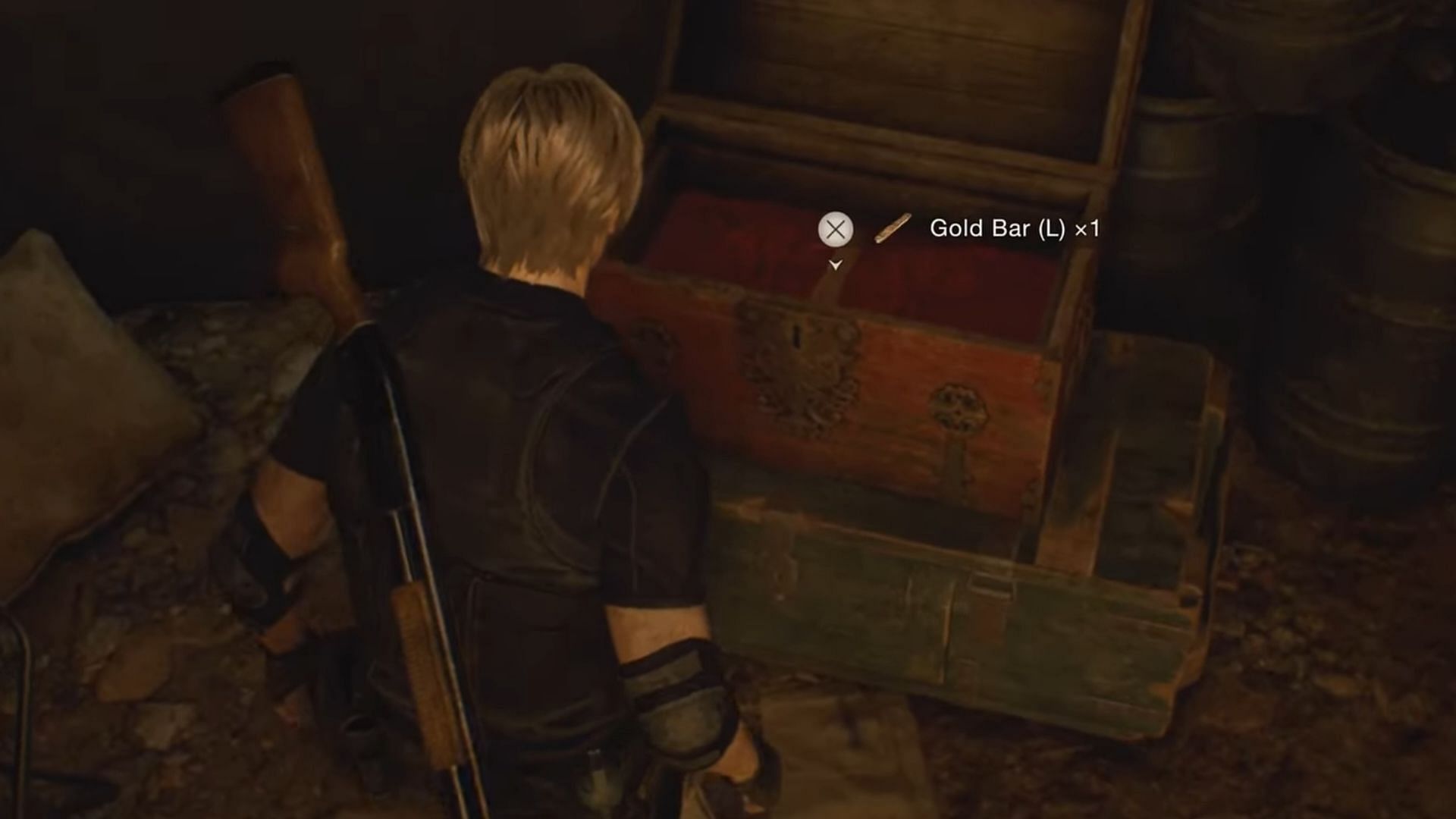 Look for a brown chest in the tent (Image via Capcom)