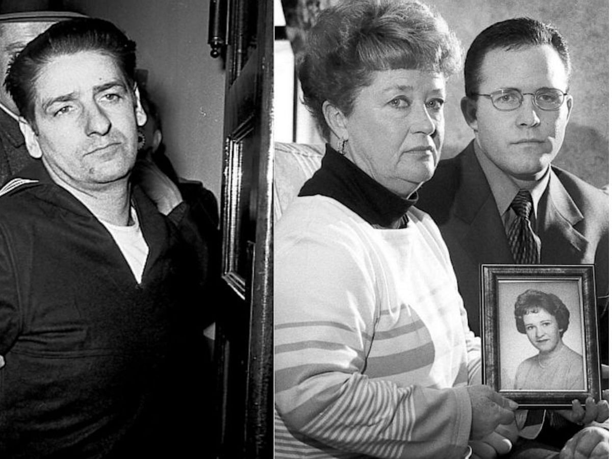 Stills of Albert DeSalvo and the parents of his last victim Mary Sullivan (Images via ABC News)