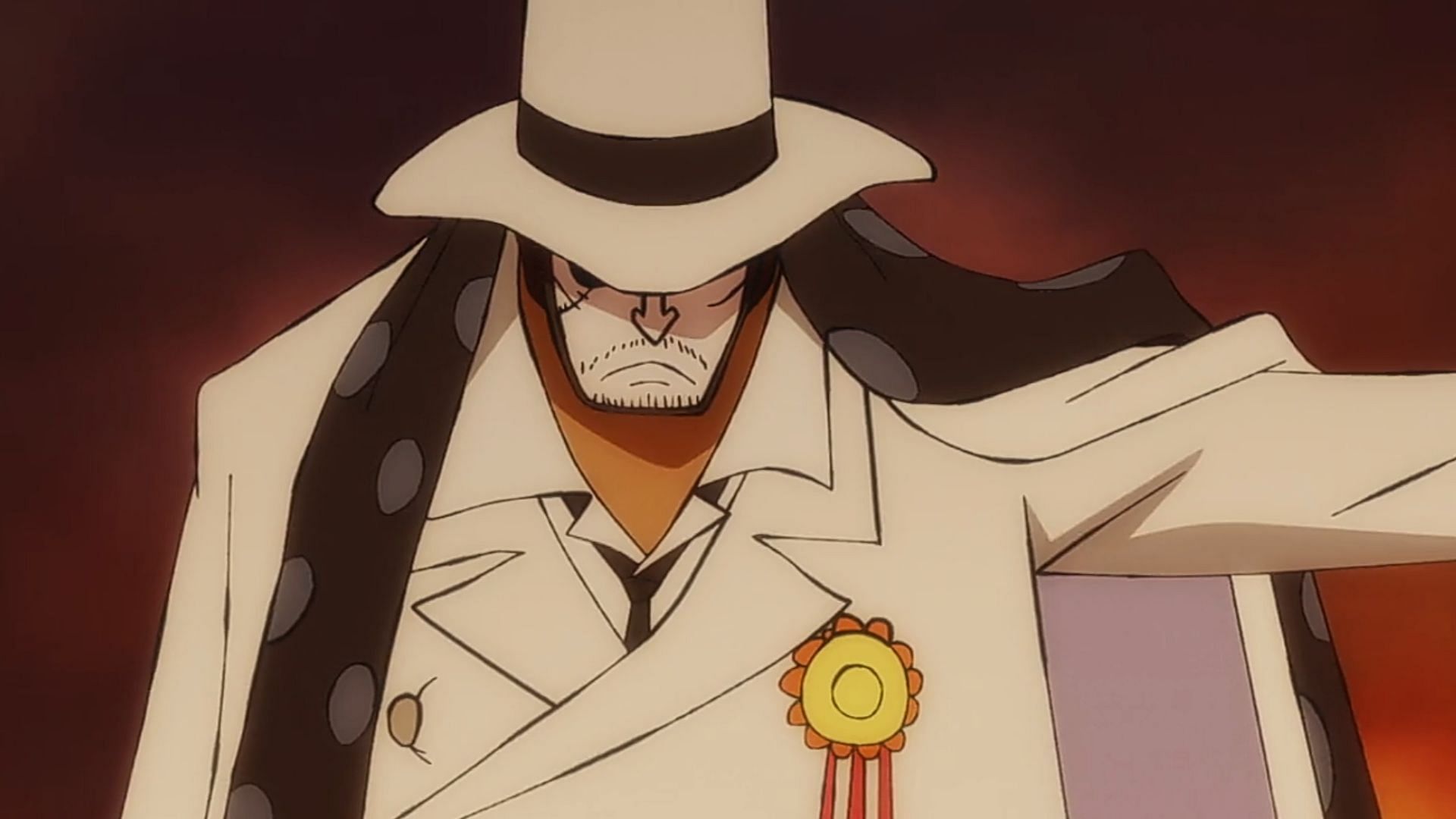 CP0 member Guernica as seen in One Piece episode 1055 (Image via Toei Animation)