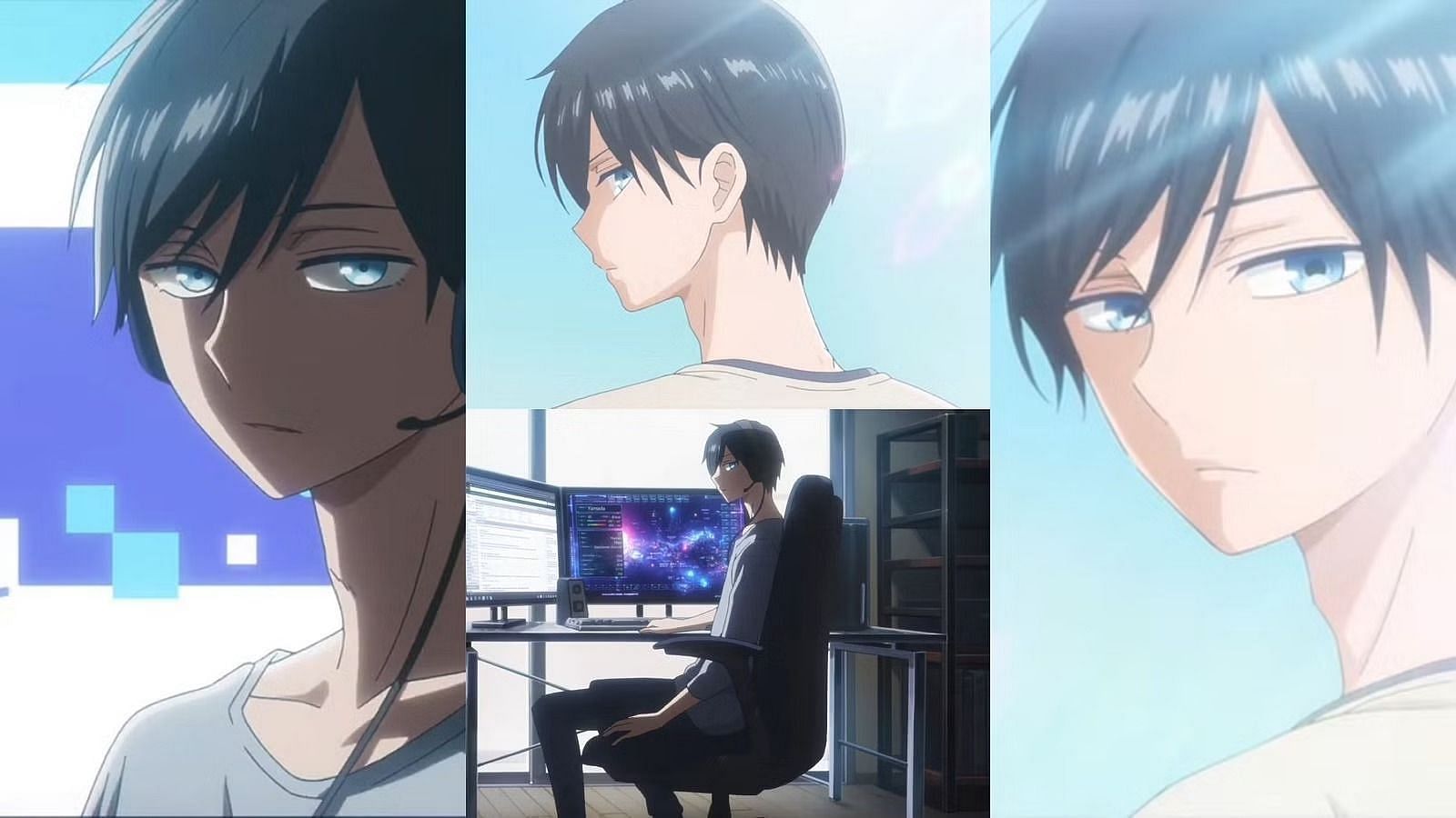 Yamada, as seen in the trailer of My Love story with Yamada-kun at lv999. (Image via Madhouse)