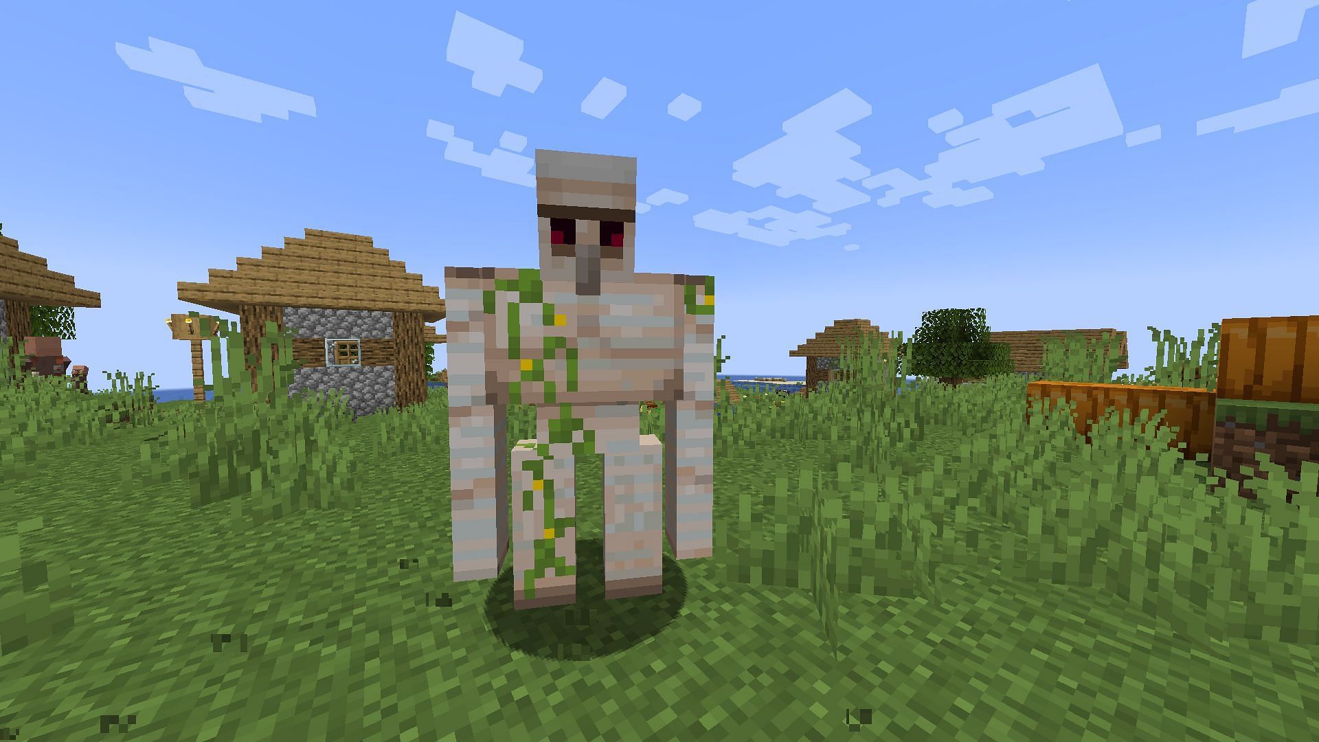 Iron golems are extremely powerful and should not be provoked in Minecraft (Image via Mojang)