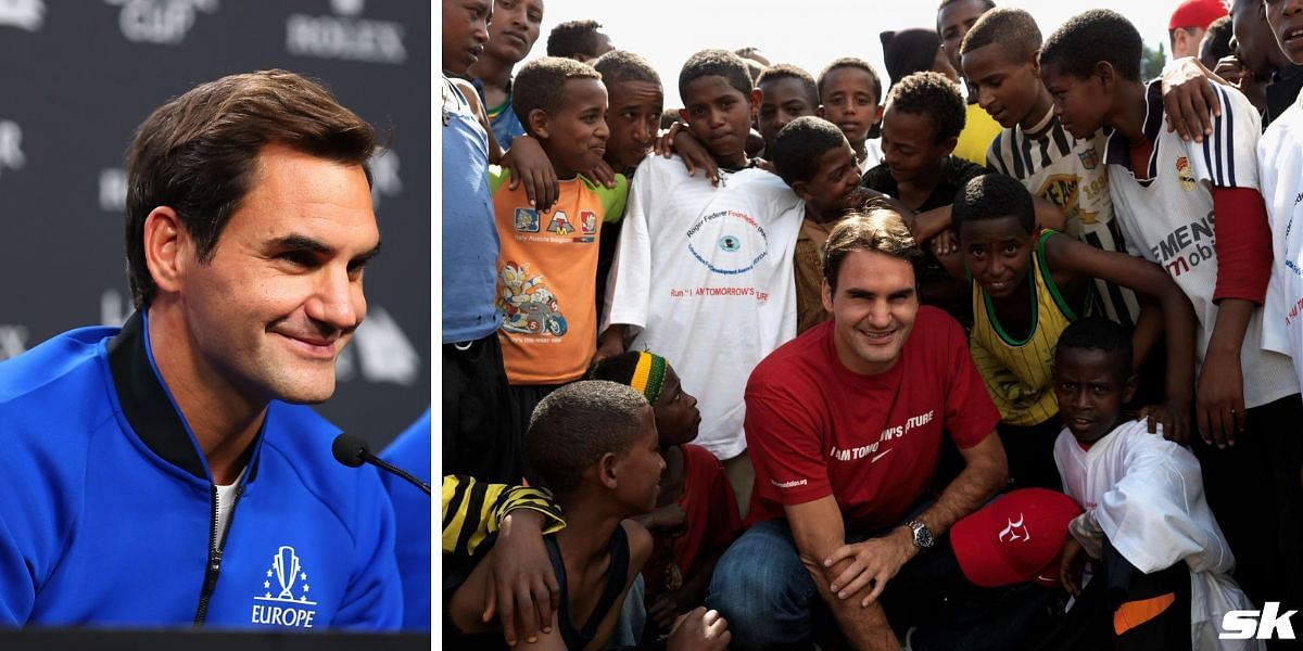 Roger Federer opens up about the work of the Roger Federer Foundation.