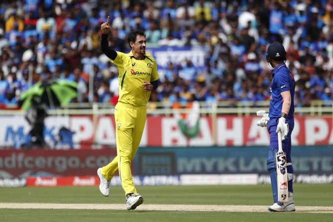 Mitchell Starc’s 5-fer blows India away for 117 in 26 overs in 2nd ODI