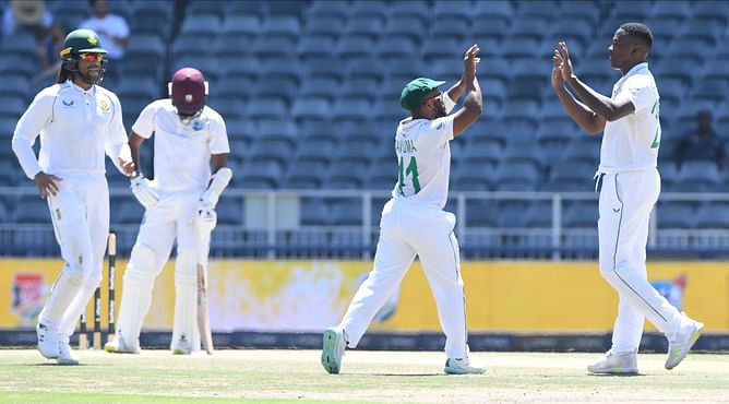 SA vs WI : दक्षिण अफ्रीका ने वेस्टइंडीज को 106 पर आउट कर दर्ज की बड़ी जीत, 2-0 से सीरीज की अपने नाम