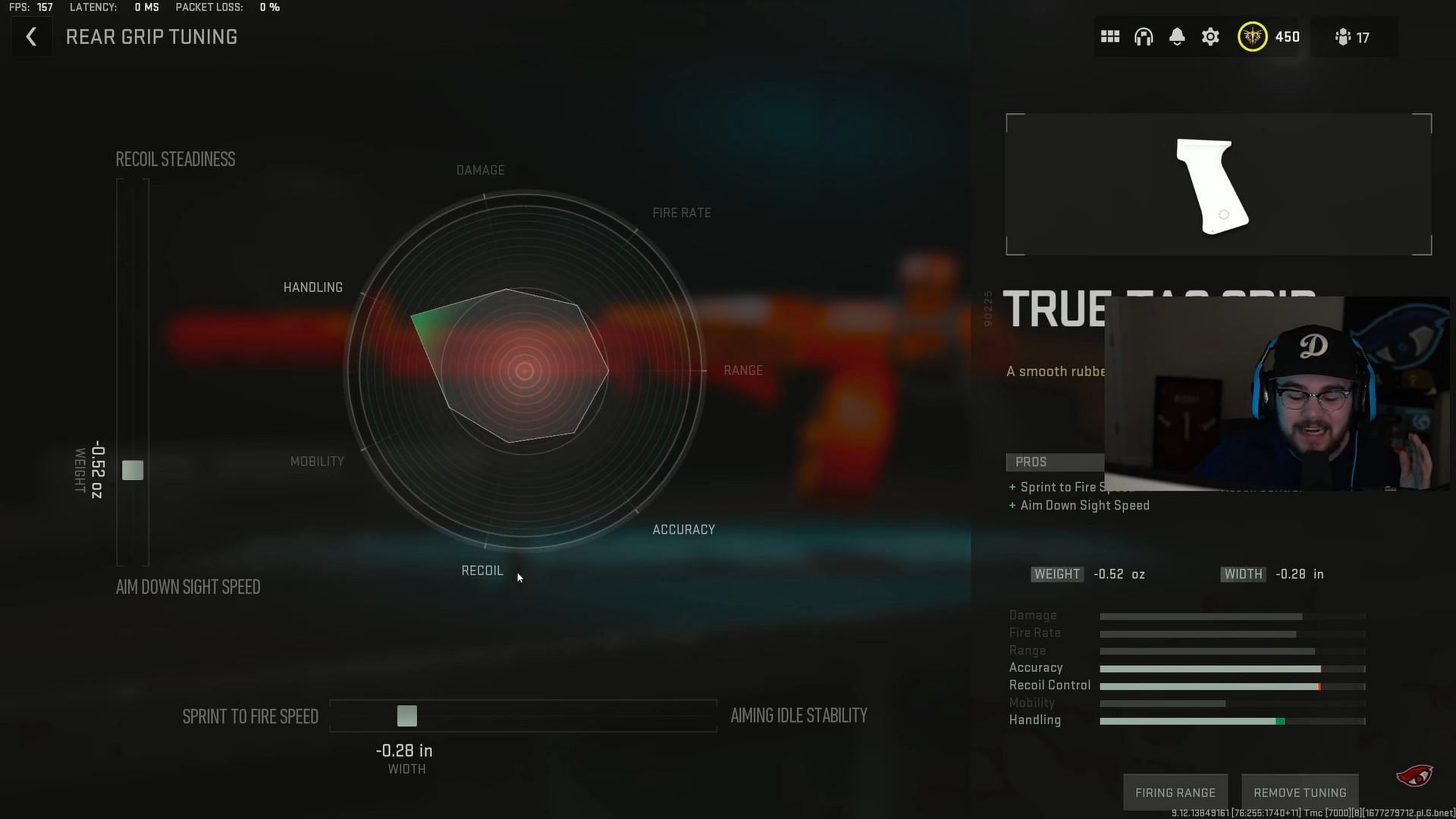 Tunings for True-Tac Grip (Image via Activision and YouTube/EyeQew)