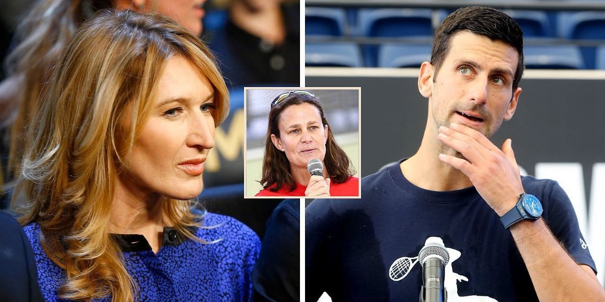 Pam Shriver came up with a new idea to compare Novak Djokovic and Steffi Graf