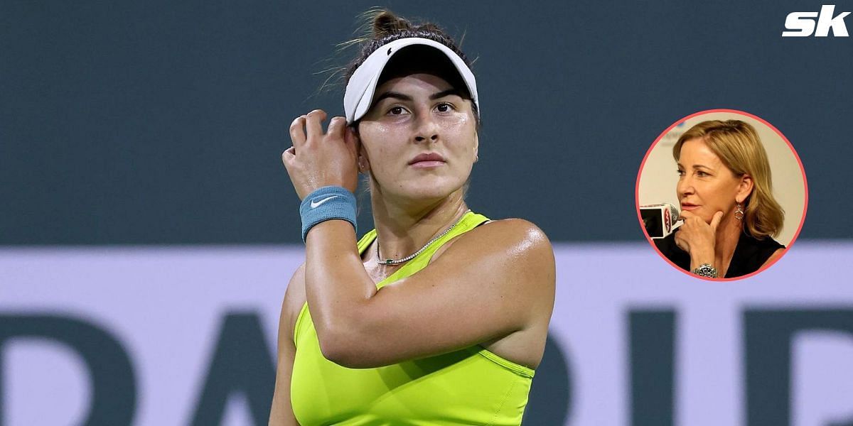 Chris Evert reacts to Bianca Andreescu