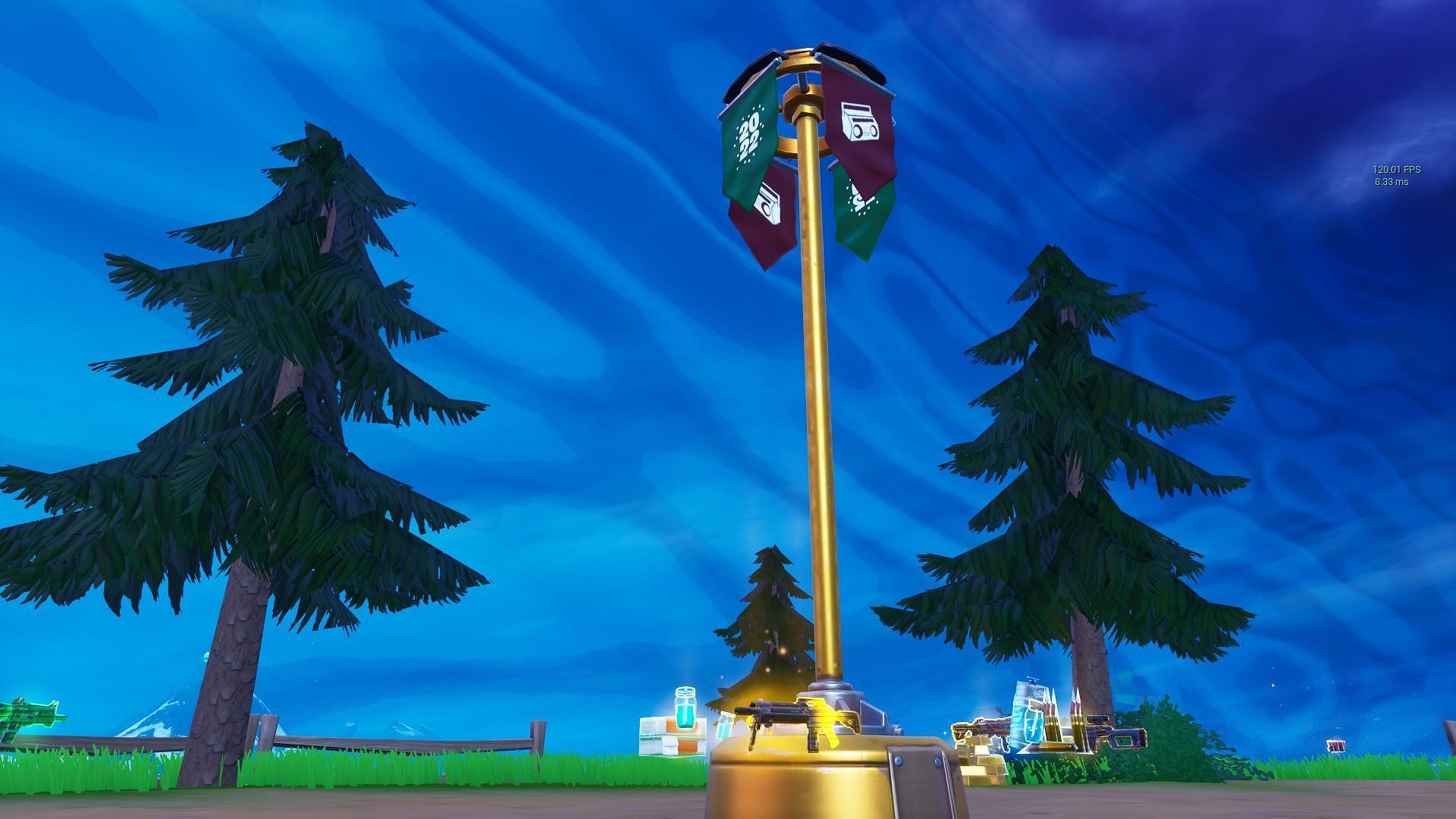 Capture Point locations in Fortnite Chapter 4 Season 2 (Image via Epic Games/Fortnite)