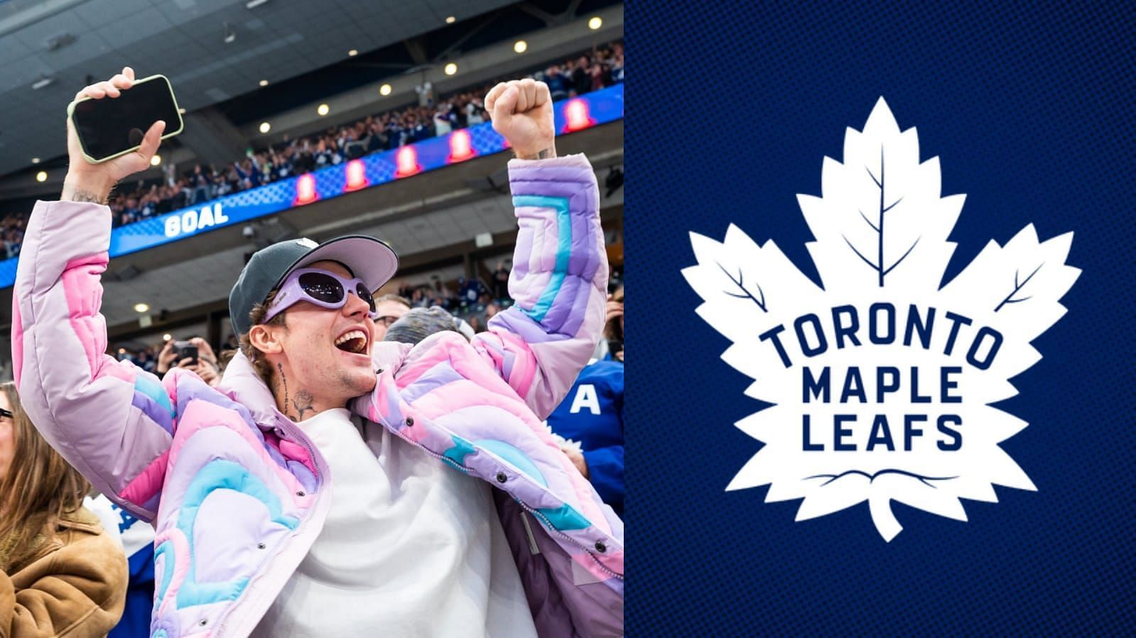 Justin Bieber Collabs with the Toronto Maple Leafs on New Jersey