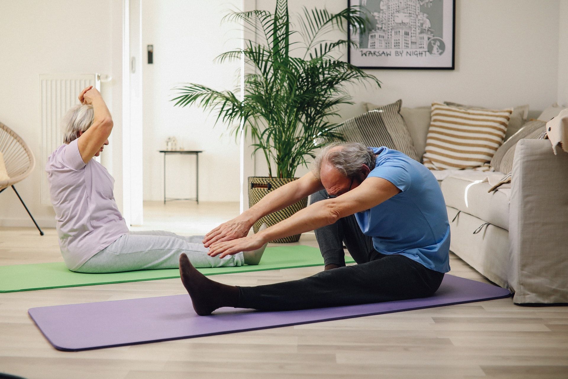 Balance exercises are important for older adults. (Photo via Pexels/T Leish)