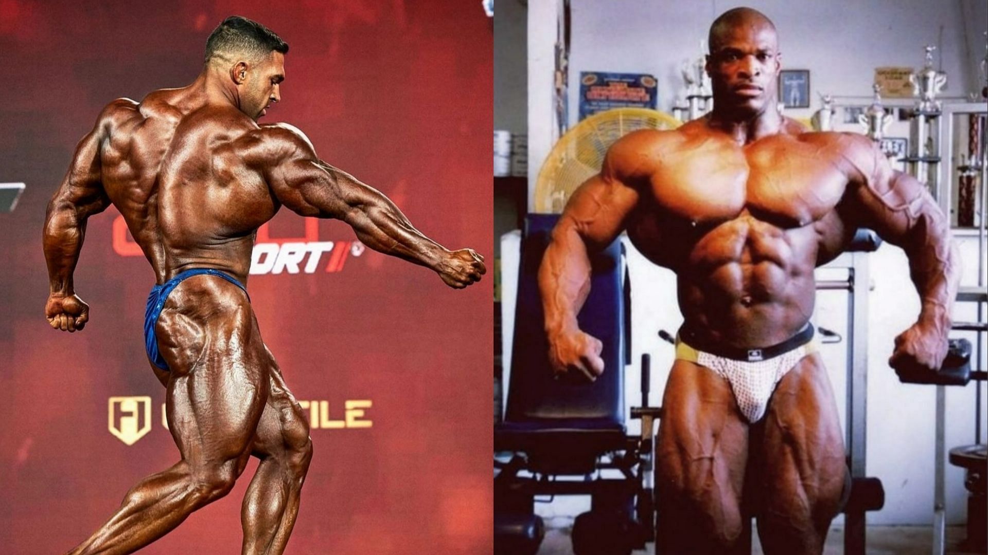 Derek Lunsford (Image via dereklunsford_/Instagram) and Ronnie Coleman (Image via ronniecoleman8/Instagram)