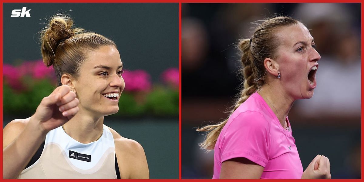 Sakkari and Kvitova will clash in the quarterfinals,