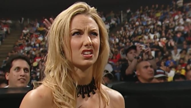 Ex-WWE star recalls insulting co-worker in an unscripted segment in front of Stacy Keibler