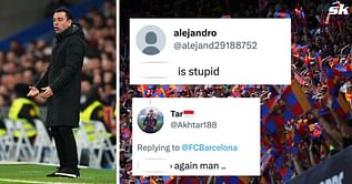 "Makes me throw up" "It's over" - Barcelona fans lose their minds as 'stupid' player starts against Valencia