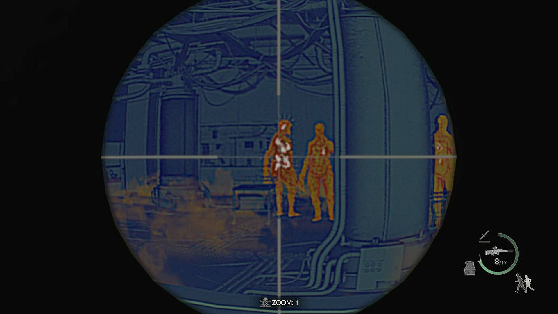 Use the Biosensor Scope to spot the Regenerador&#039;s parasites (Image via Capcom)