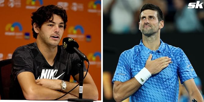 "It's very tough to hurt him, to get it past him" - Novak Djokovic the toughest baseliner to play against, says Taylor Fritz