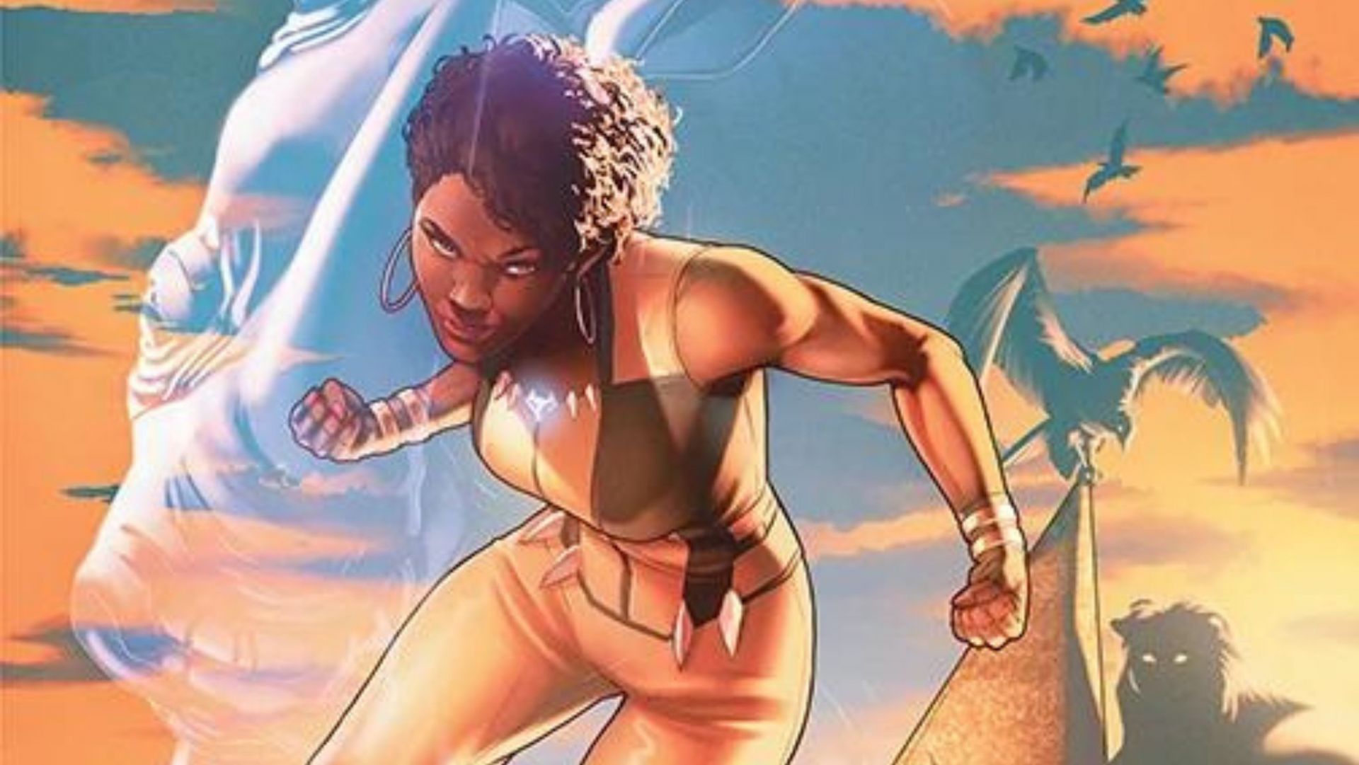 Vixen, the animal-mimicking hero, uses her powers to fight crime and exemplifies Black excellence and empathy (Image via DC Comics)