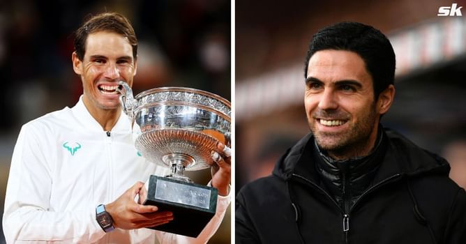 "He would be in top of the list" - Arsenal boss Mikel Arteta names tennis superstar Rafael Nadal as one of his idols