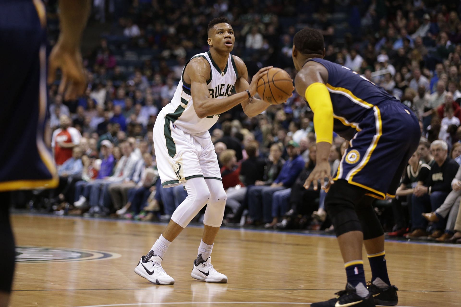 Antetokounmpo will be looking for his 20th career victory against the Pacers (Image via Getty Images)