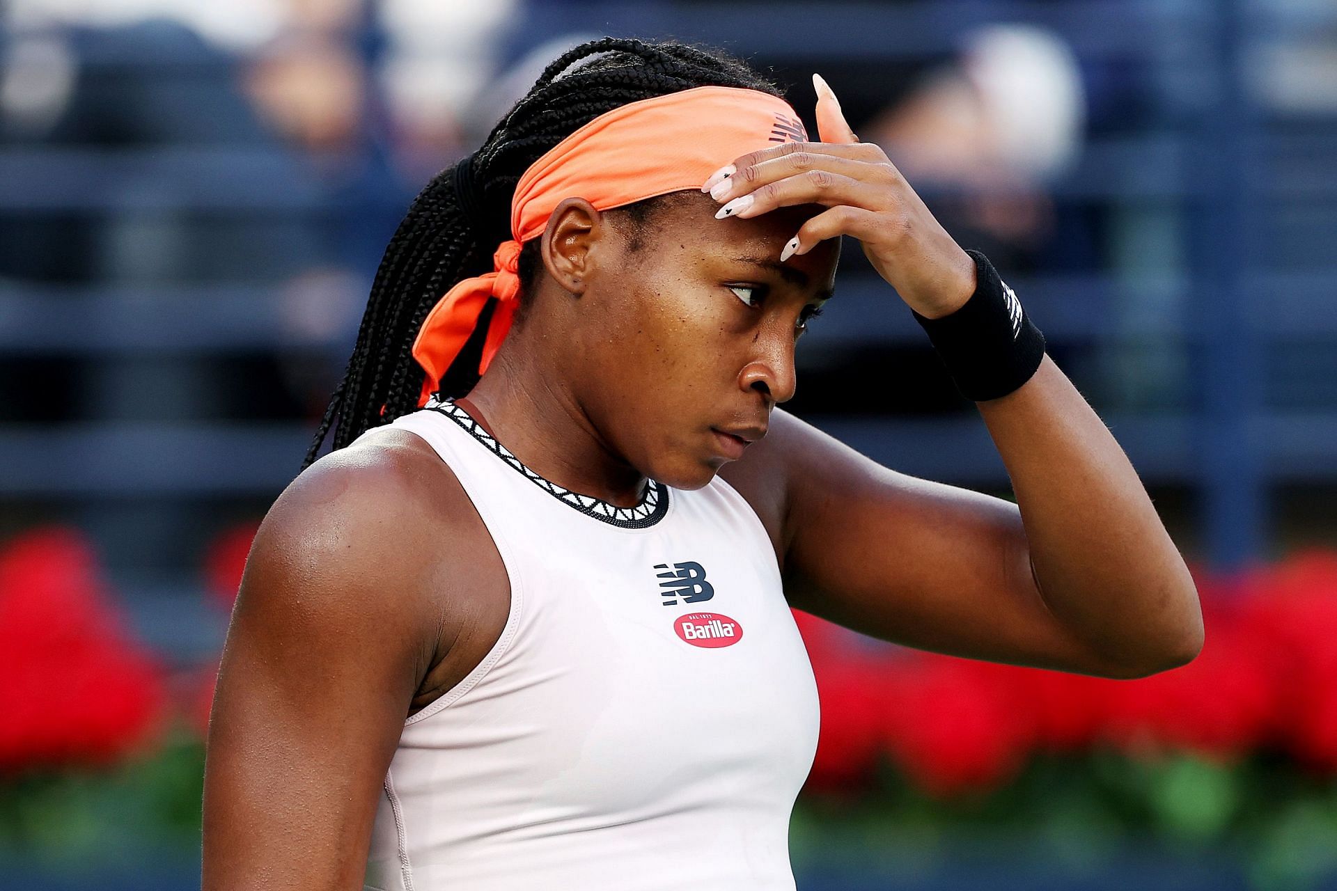 Coco Gauff at the Dubai Tennis Championships. (PC: Getty Images)