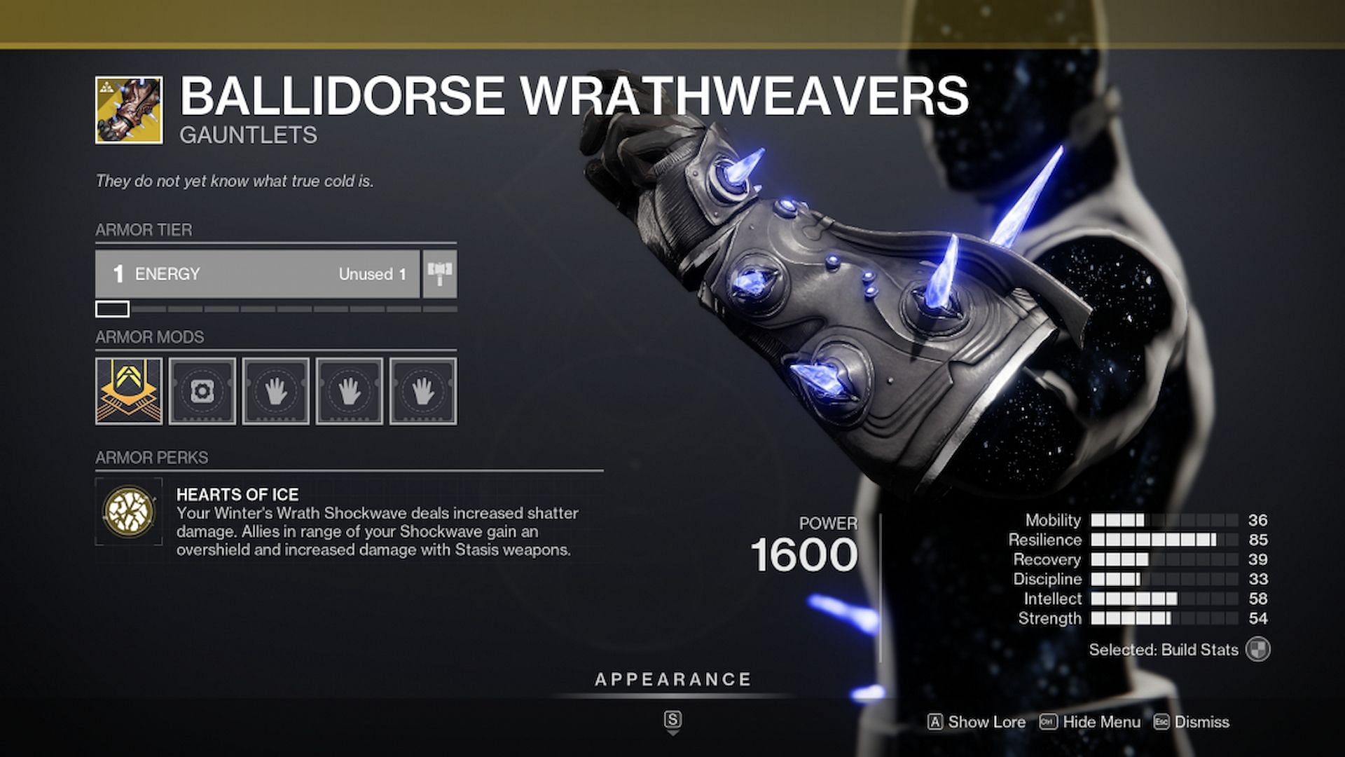 Ballidorse Wrathweavers is an Exotic Warlock arm in Destiny 2 Lightfall (Image via Bungie)