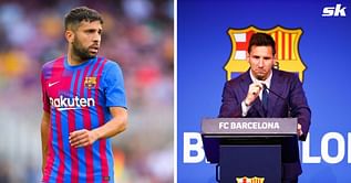 "I was in shock for two minutes" - Jordi Alba recalls conversation with Lionel Messi following his exit from Barcelona
