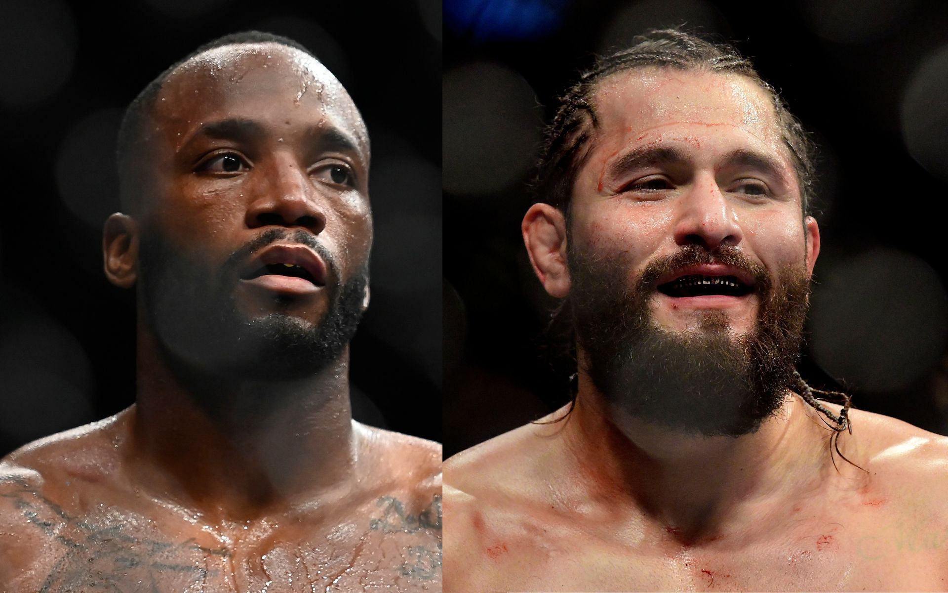 Leon Edwards (left) and Jorge Masvidal (right). [via Getty Images]