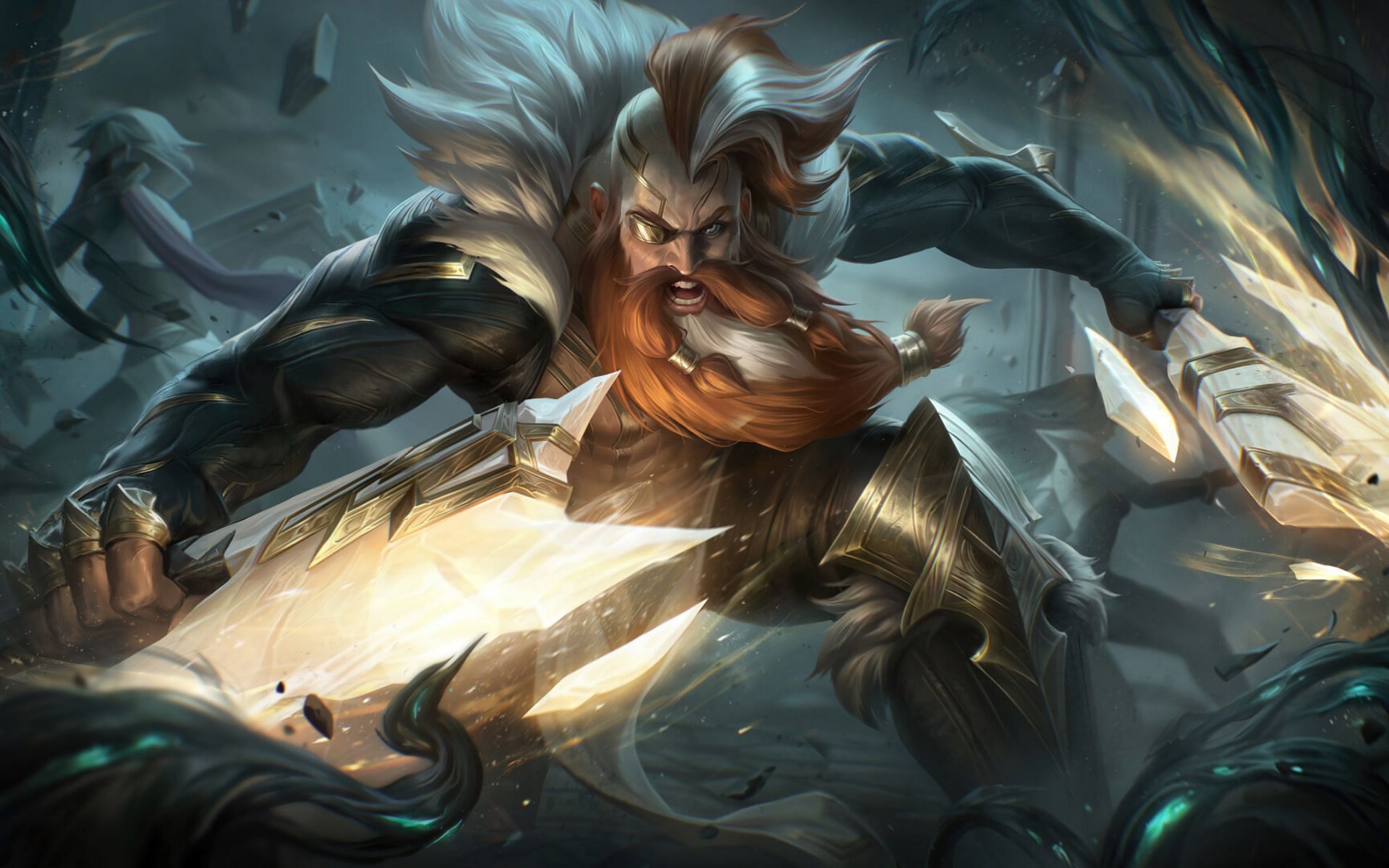 Olaf has quite easily been the most GIGA-CHAD champion on the toplane (Image via Riot Games)