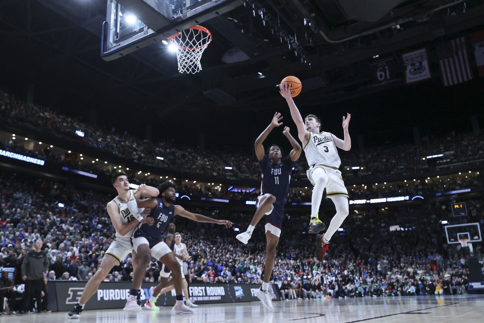 Purdue lost to FDU in the opening round of the tournament (Image via Getty Images)