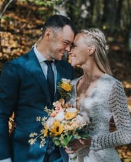 Martin Kaymer and Irene Scholz