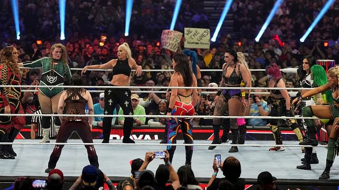 "Step up" - Current champion issues an open challenge to the entire WWE women's locker room