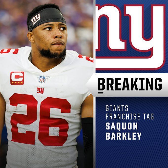 Bad move from a poverty franchise- NFL fans slam Giants for franchise  tagging Saquon Barkley