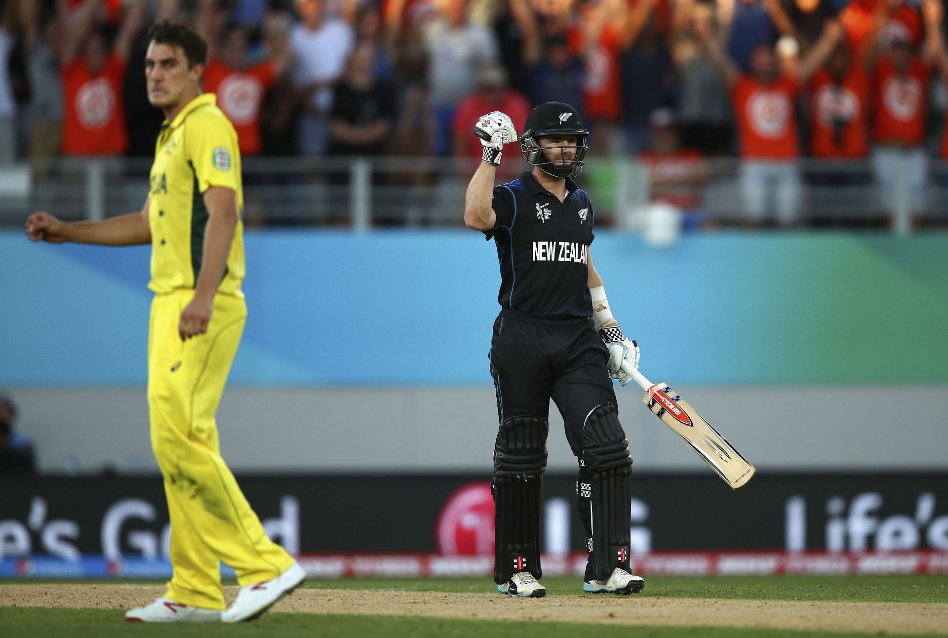Kane Williamson remained composed despite the regular fall of wickets at the other end