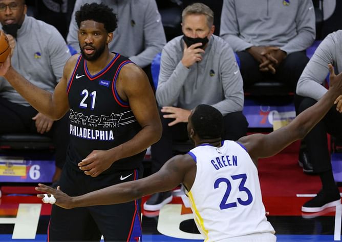 "You know why I played like that tonight"- Draymond Green says his comments fired up Joel Embiid for a monster 46 point night